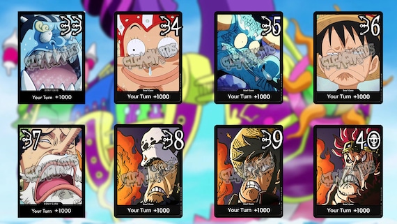 ワンピース MEME ワンピース ドン!! カスタムカード - ミームフェイス ホロ - Etsy 日本