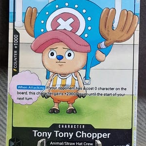 One Piece-Proxykarte Holo – Tony Tony.Chopper P-065 Character Sealed Asia Special Prize für Meet-up-Event im Januar 2024, ENG-Version