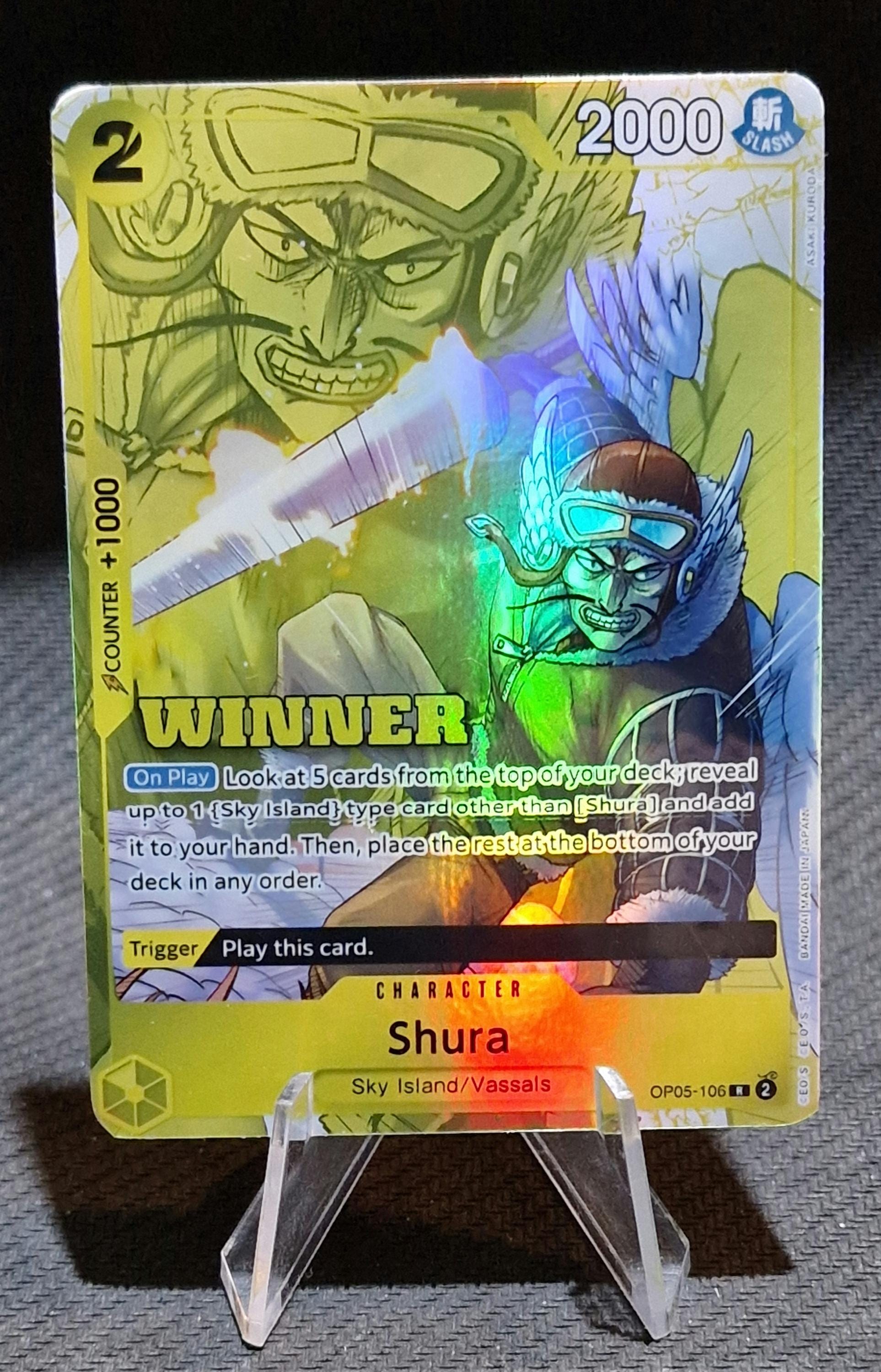 One Piece Proxy Card Holo - Shura OP05-106 Character One Piece Proxy Card Holo - Shura OP05-106 Character