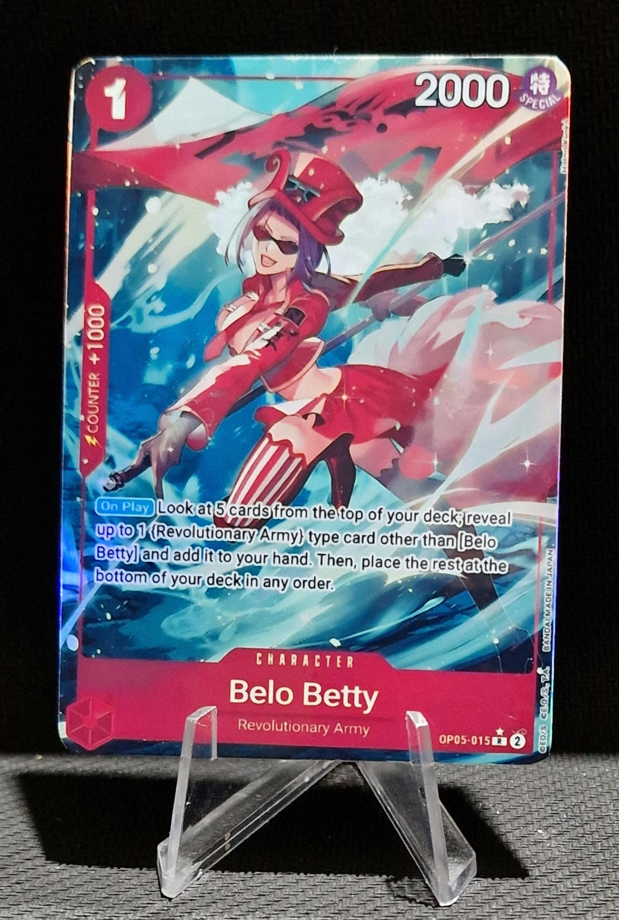 One Piece Proxy Card Holo - Belo Betty OP05-015 Character PRB-01
