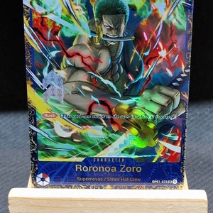 One Piece proxy card Holo - Roronoa Zoro OP01-025 Flagship Battle 2023 Eng version