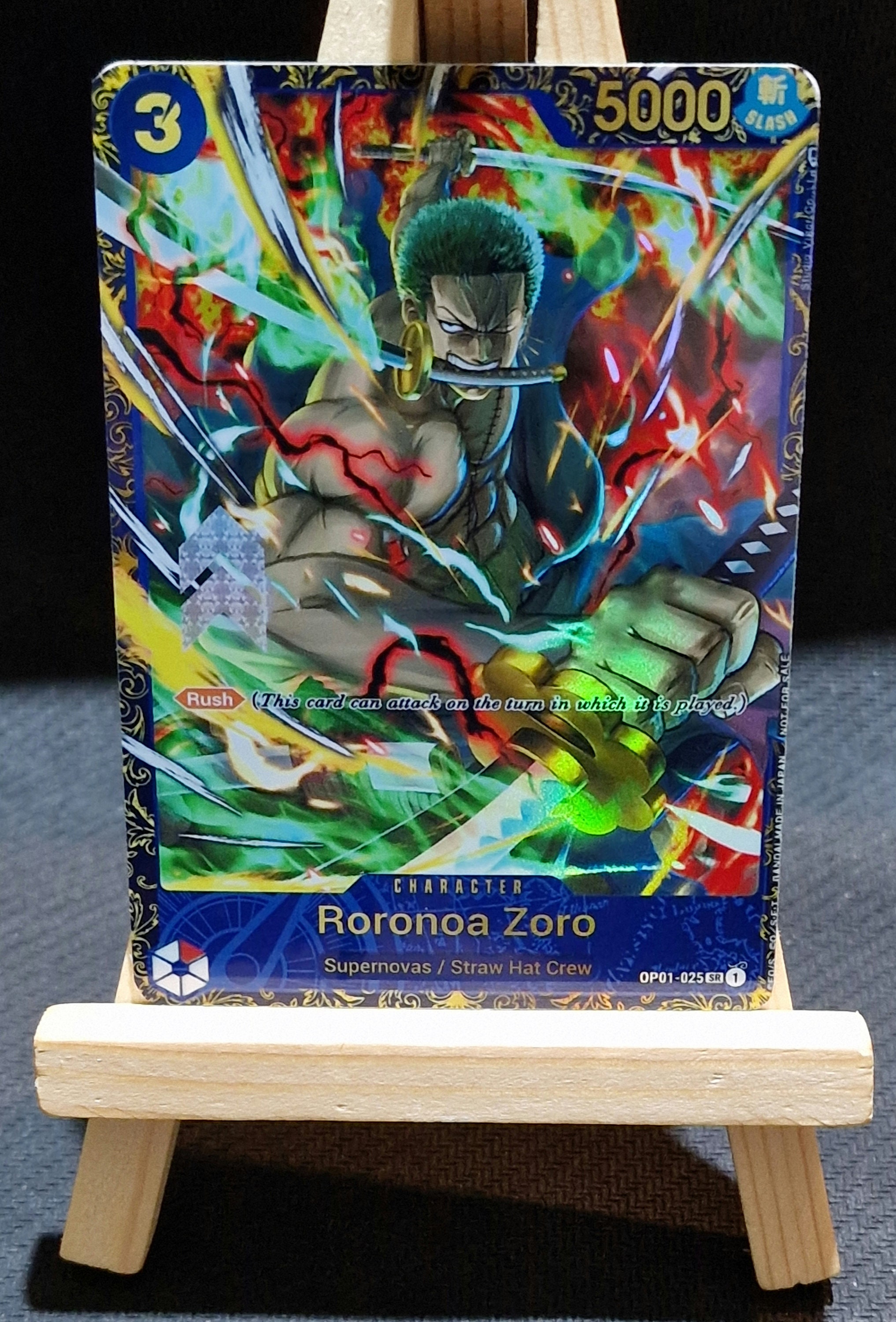 PSA 10 GEM MINT JAPANESE ONE PIECE 2024 RORONOA ZORO OP01