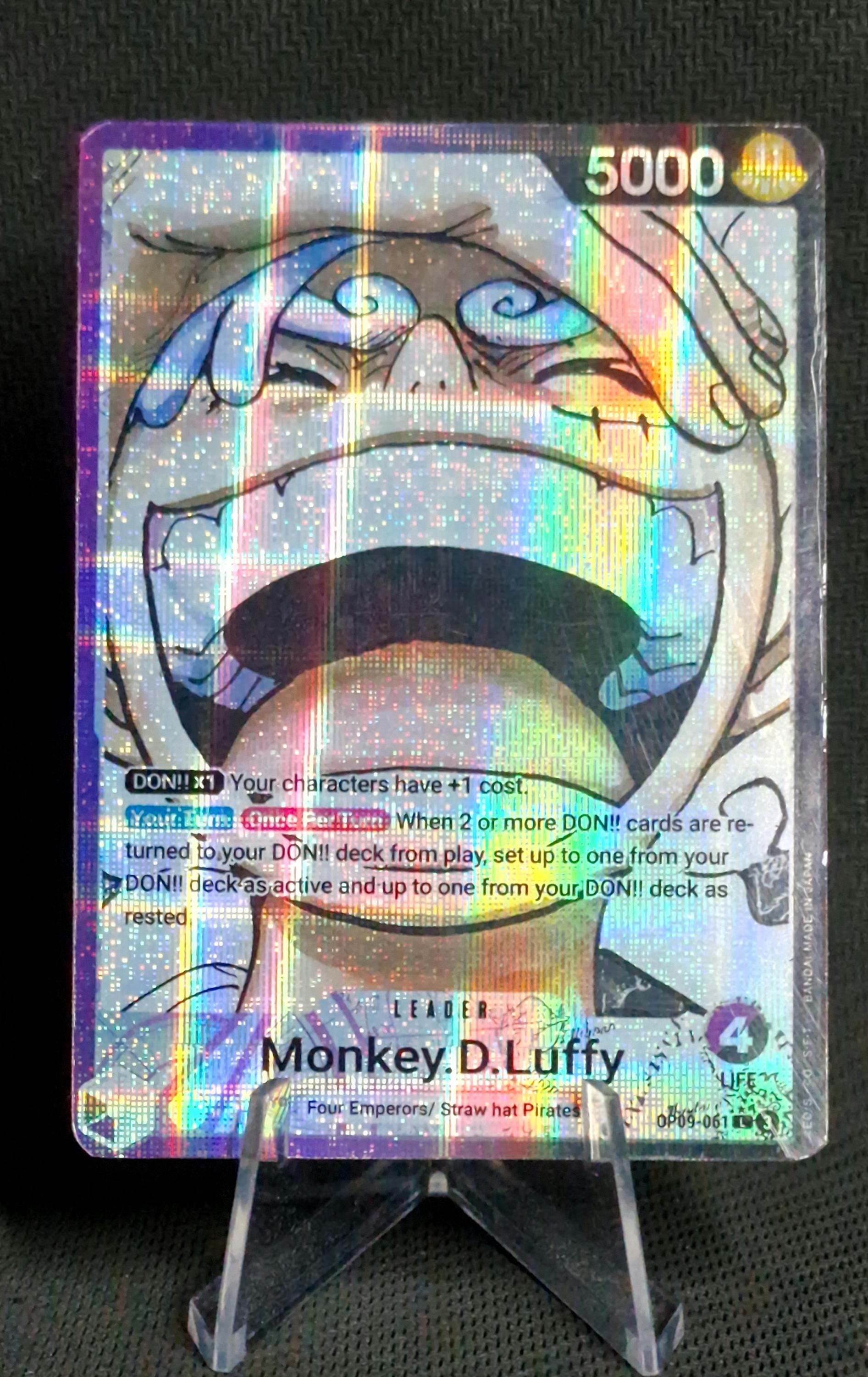 One Piece Proxy Card Holo - Monkey D. Luffy Leader OP09-061 One Piece Proxy Card Holo - Monkey D. Luffy Leader OP09-061