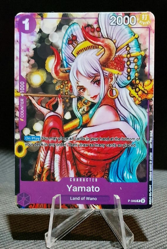One Piece Proxy Card Holo - Yamato P-046 Character Event Pack Vol