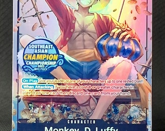 One Piece Proxy Card Holo - Monkey D. Luffy P-075 Mini-tin