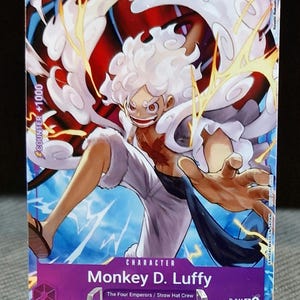 One Piece-Proxykarte Holo – Monkey D. Ruffy P-041 1St Anniversary Promo ENG-Version