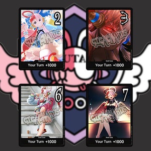 One Piece Red Don Custom Card Trading Uta