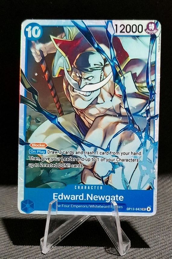 One Piece Proxy Card Holo - Edward.newgate OP13-042 Character - Etsy
