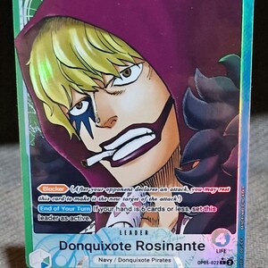 One Piece Proxy-Karte Holo - Donquixote Rosinante Leader OP05-022 Alt Art