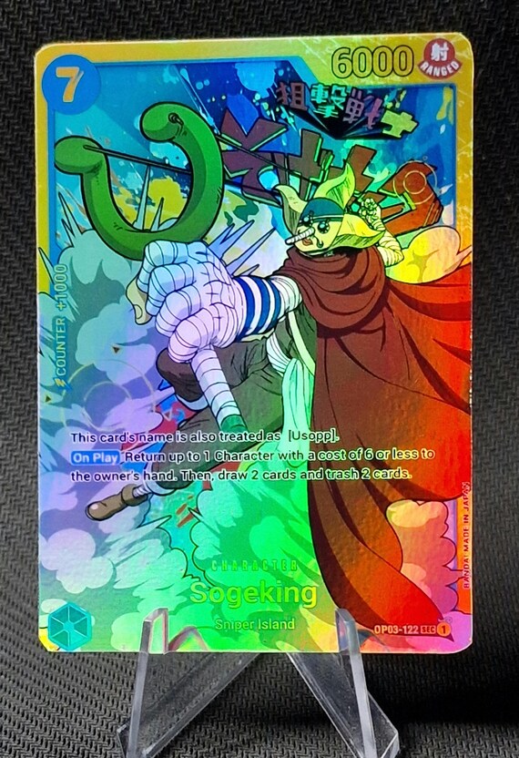 One Piece Proxy Card Holo - Sogeking OP03-122 Character - Etsy