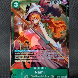 One Piece Proxy-Karte Holo – Nami OP02-036 Premium-Kartensammlung, Band 1, englische Version
