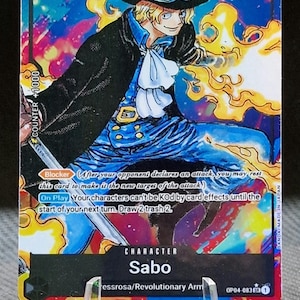 Carte proxy One Piece Holo - Personnage Sabo OP04-083