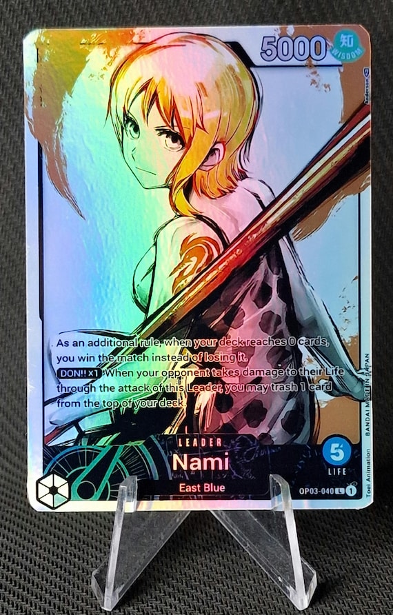 PSA 10 Nami OP03-040 L Alt Art Mighty Enemies 2023 ONE PIECE