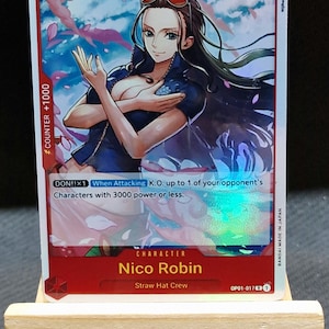 One Piece-Proxykarte Holo – Nico Robin OP01-017 Spezielle Turnier-Promos Store-Meisterschaft