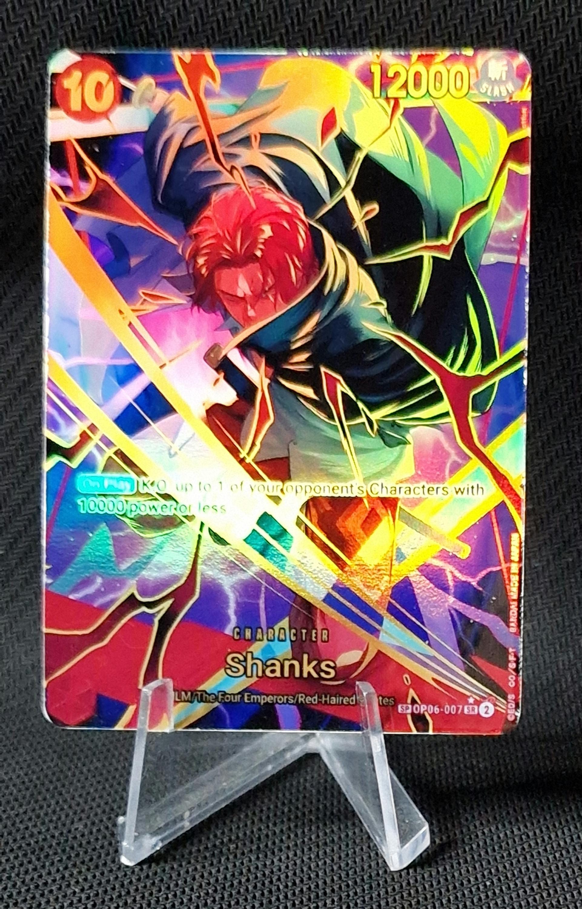 One Piece Proxy Card Holo - Shanks OP06-007 Character PRB-02 the