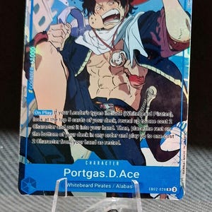 One Piece Proxy-Karte Holo – Portgas.D.Ace EB02-028 Charakter