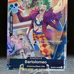 One Piece-Proxykarte Holo – Bartolomeo OP04-089 Chinesisches Neujahr, englische Version