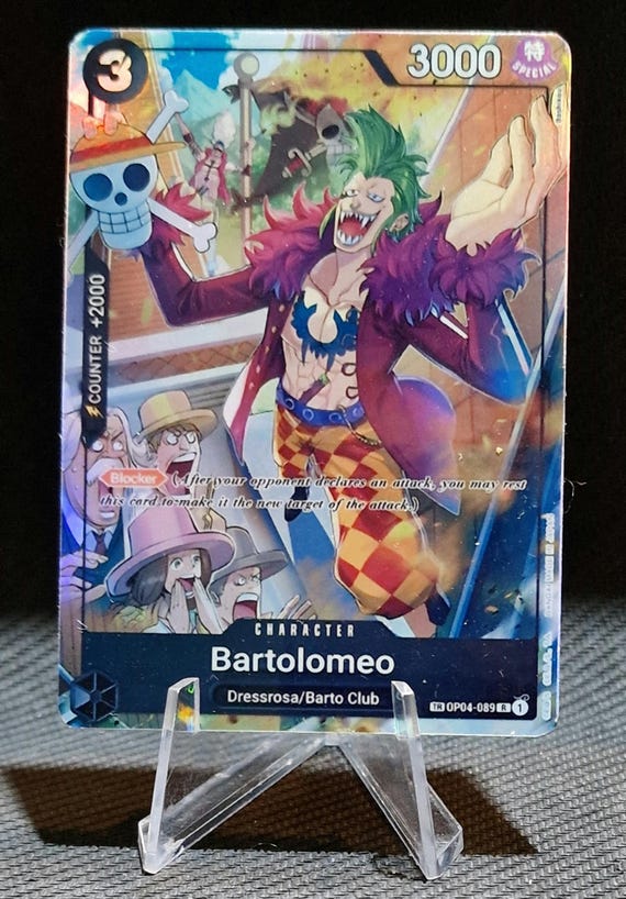 One Piece Proxy Card Holo - Bartolomeo OP04-089 Chinese New Year Eng Version - Etsy One Piece Proxy Card Holo - Bartolomeo OP04-089 Chinese New Year Eng Version - Etsy