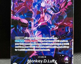 One Piece Trading Card Game - Luffy Gea 5 Nika Manga Gold and