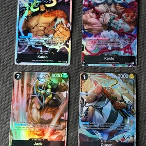 One Piece-Ersatzkarte Holo – Kaido Jack Queen – OP08-Charakter