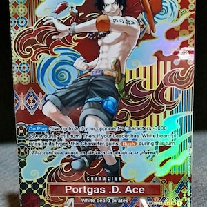One Piece proxykaart Holo - Portgas .D. Ace OP02-013 Speciaal karakter OP08