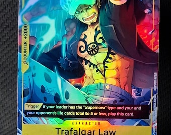One Piece Proxy Card Holo - Trafalgar Law P-088 Promo V Jump 1