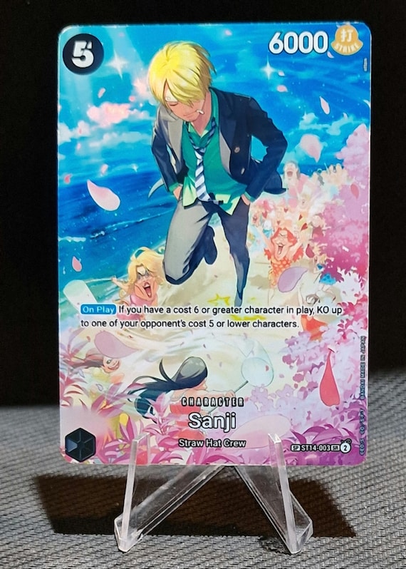 One Piece Proxy Card Holo - Sanji ST14-003 Special Character OP10