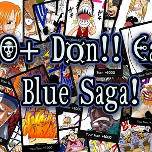 Cartes personnalisées TCG One Piece Don !! East Blue Saga Luffy Nami Zoro Usopp Sanji Mihawk Buggy Arlong Baratie Rogue Town Shanks Romance Down
