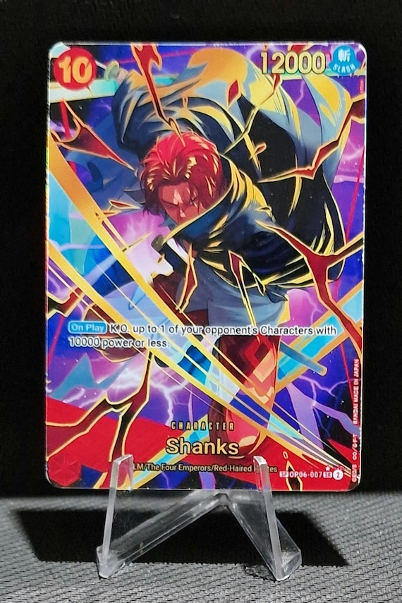 LAST ORIGIN CS ペロ PRカード promo card One Piece Proxy Card Holo - Shanks OP06-007 Character PRB-02 the