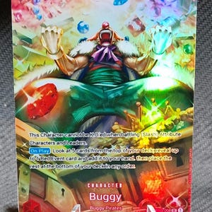 One Piece-Ersatzkarte Holo – Buggy OP03-006 Sonderzeichen OP06