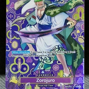 Carte proxy One Piece Holo - Zorojuro OP05-067 Personnage spécial OP09