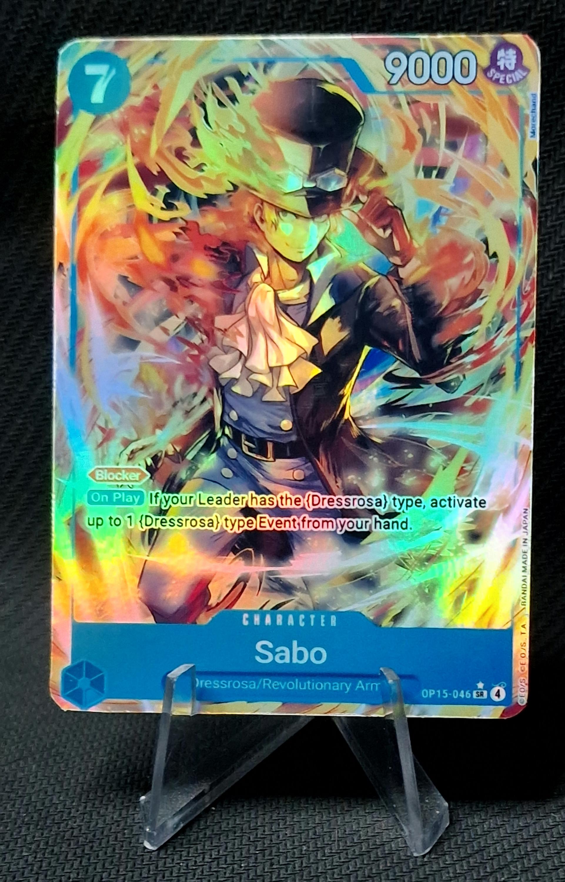 One Piece Proxy Card Holo - Sabo OP15-046 Character - Etsy