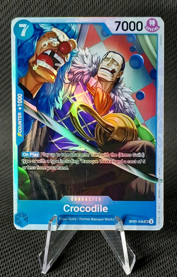 One Piece Proxy Card Holo - Crocodile OP09-046 Character - Etsy