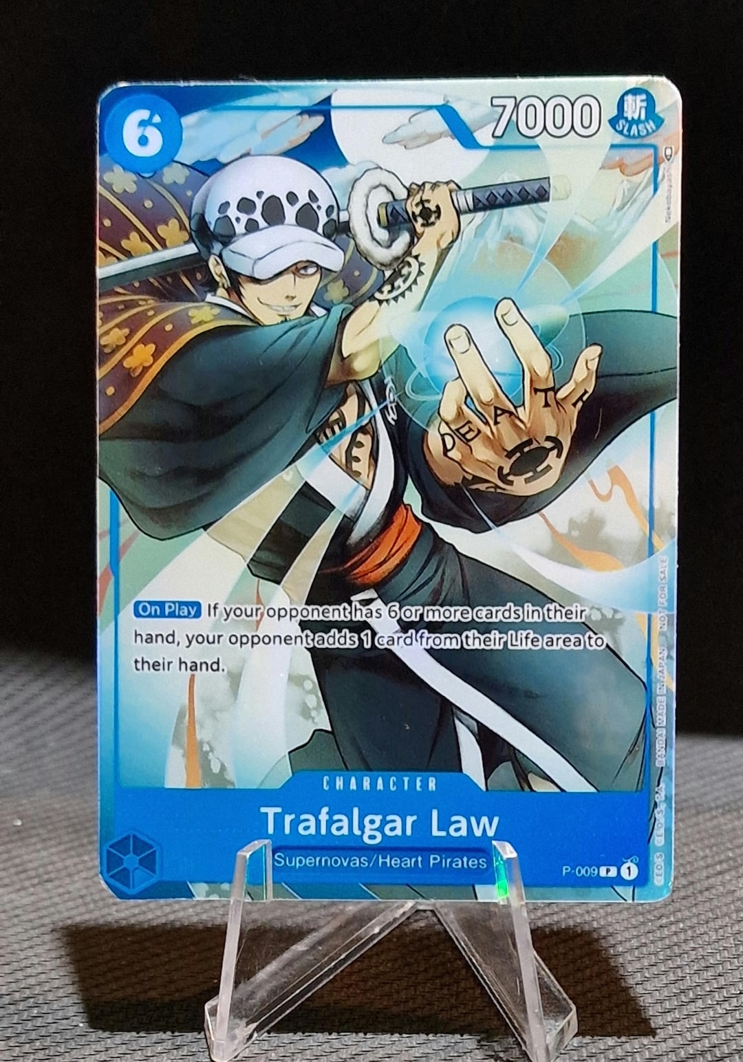 One Piece Proxy Card Holo - Trafalgar Law P-009 Character Saikyo