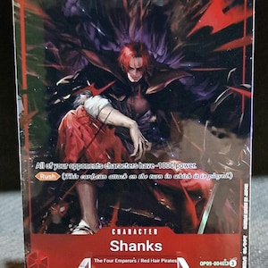 Carte proxy One Piece Holo - Shanks OP09-004 Personnage