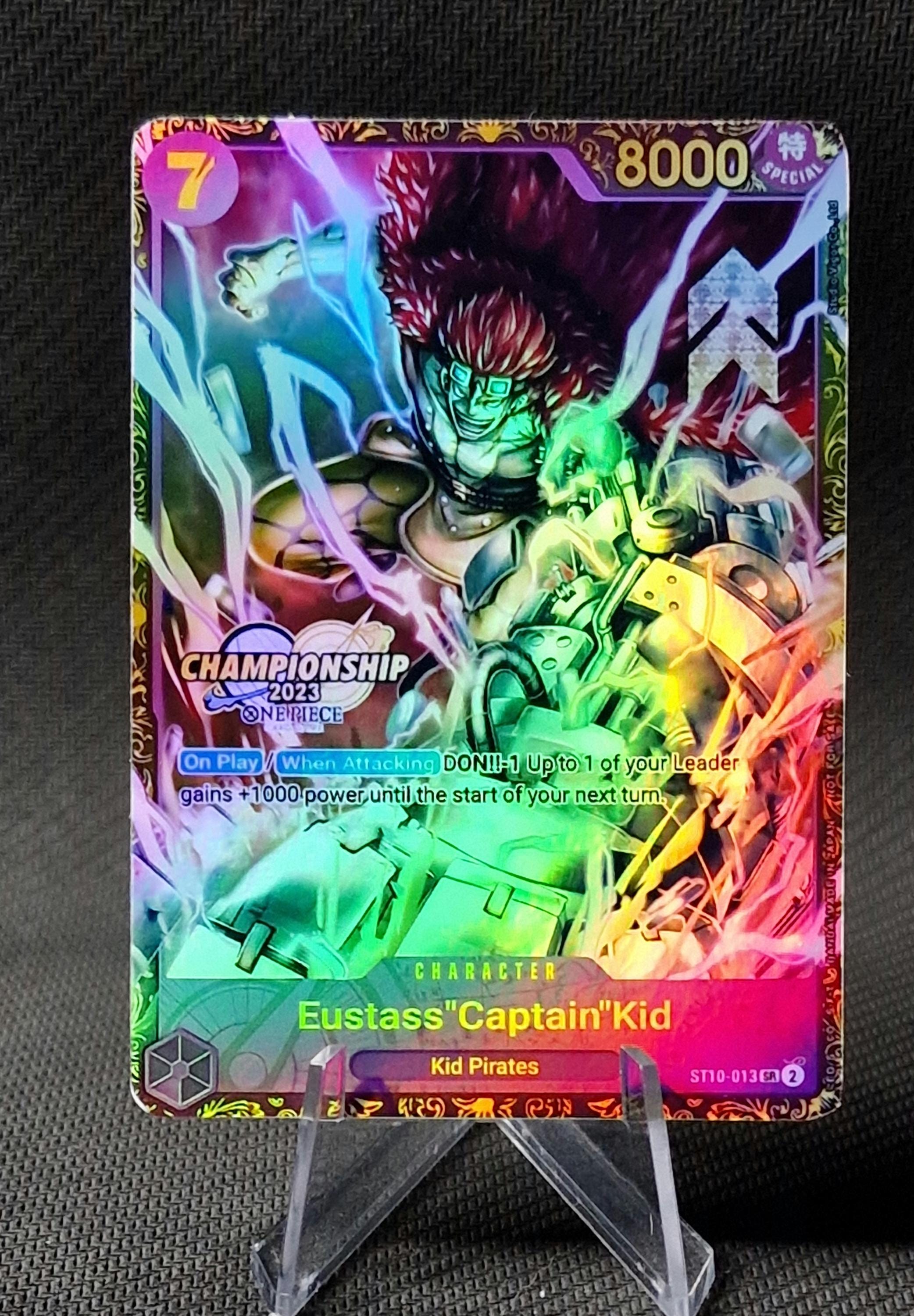 One Piece Proxy Card Holo - Eustass Kid ST10-013 Championship
