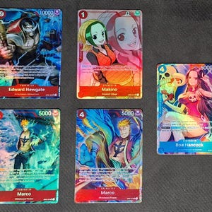 One Piece-Proxykarte Holo – Edward Newgate Makino Marco Boa Hancock – PRB01 Charakter OP02 Set ENG-Version