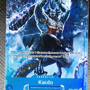 Carte proxy One Piece Holo - Kaido OP04-044 CN Art alternatif exclusif Version chinoise CN ENG Carte promotionnelle 2023