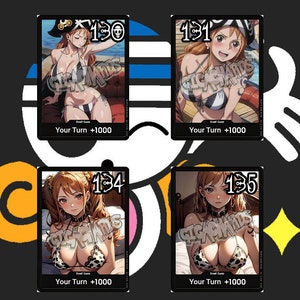 One Piece DON!! - Individuelle Karte - Handgefertigt - Nami-Set 3