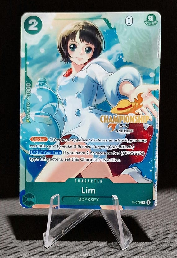 One Piece Proxy Card Holo - Lim P-079 Character Championship 25-26