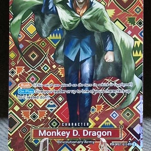 One Piece-Ersatzkarte Holo – Drache OP07-015 Sonderzeichen OP09