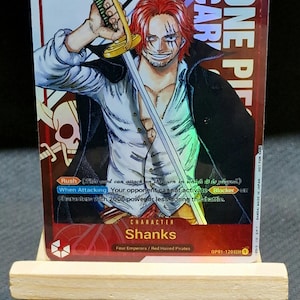 One Piece proxy-kaart Holo - Shanks OP01-120 Pack Shjanks Promotiekaart Regionals 2023-2024 Treasure Cup 23-24 Top 8