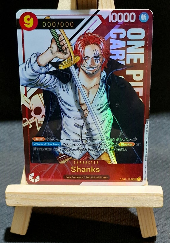 ワンピース シャンクス ホロカードコレクション 10点 ワンピース プロキシ カード ホロ - シャンクス OP01-120 パック