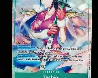 One Piece proxy card Holo - Tashigi EB03-018 character