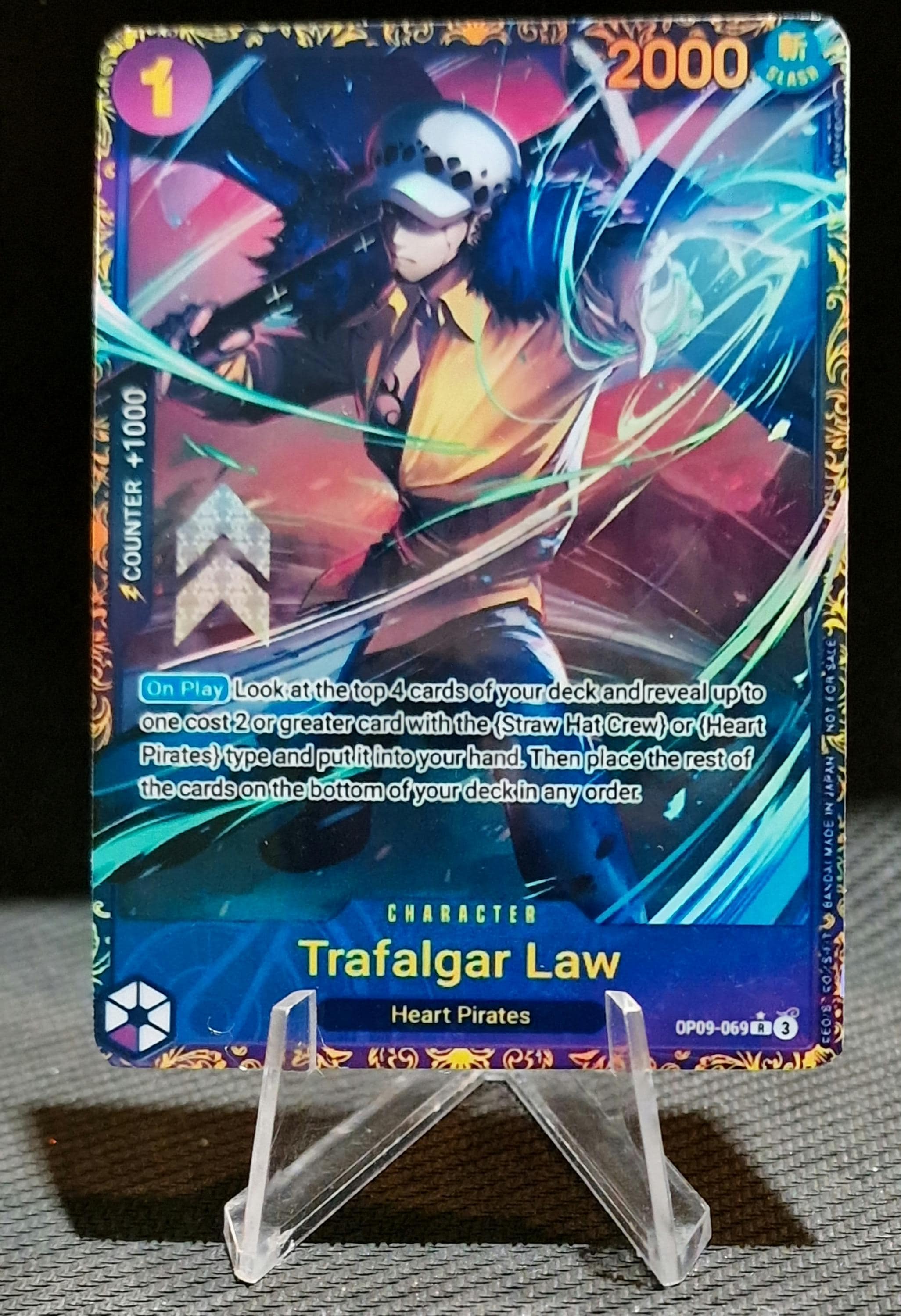 One Piece Proxy Card Holo - Trafalgar Law OP09-069 Character