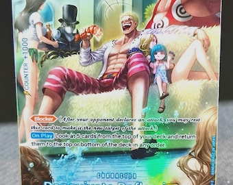 One Piece proxy card Holo - Donquixote Doflamingo OP01-073 Special Character OP07