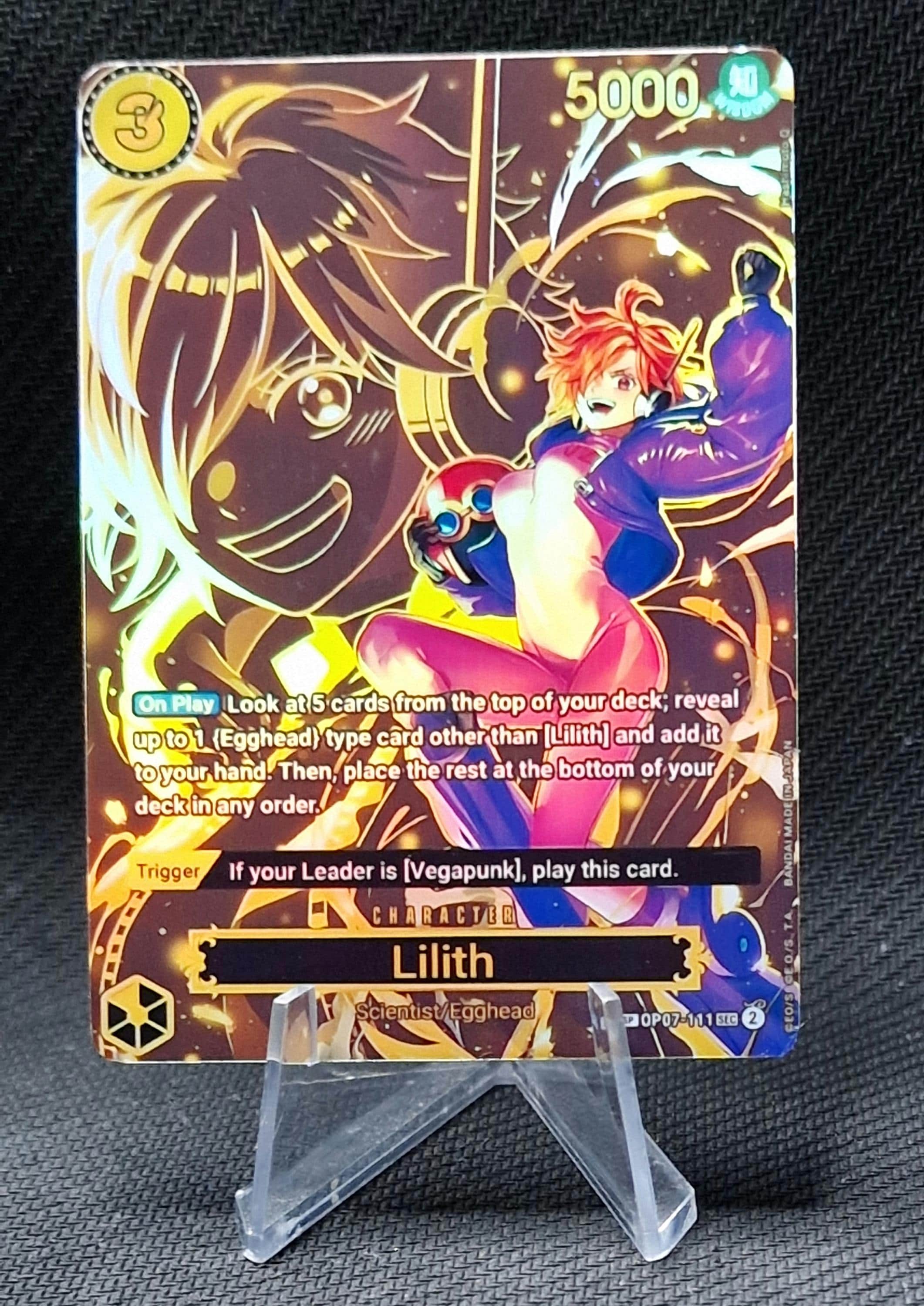 One Piece Proxy Card Holo - Lilith OP07-111 Special Art OP13 - Etsy