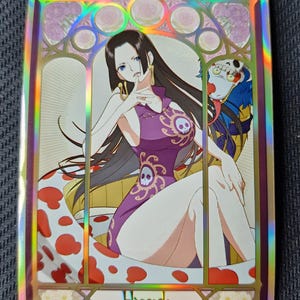 One Piece Holographic Sleeves Alternative Art Boa Hancock