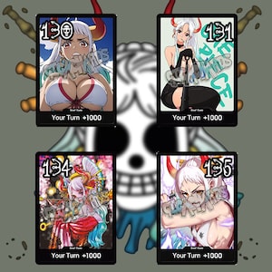 One Piece DON!! - Custom card - Handmade - Yamato set 3