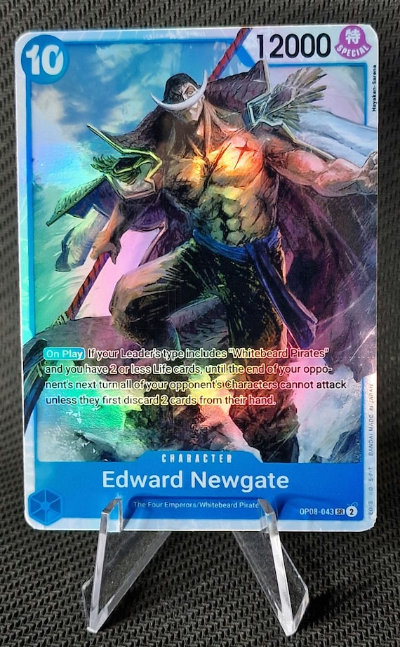 One Piece proxy card Holo - Edward Newgate OP08-043 Character